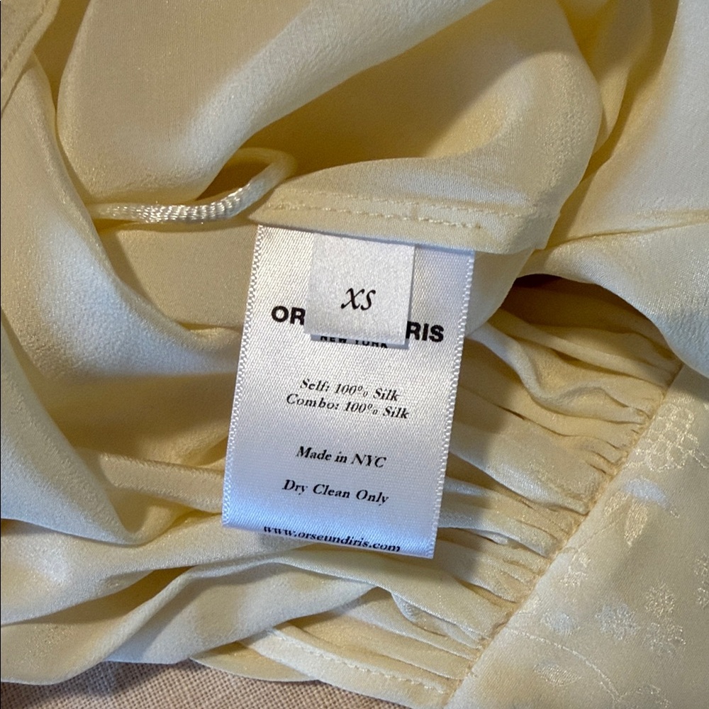 Orseund Iris Enchanted Silk Poet Blouse XS - Picture 5 of 7